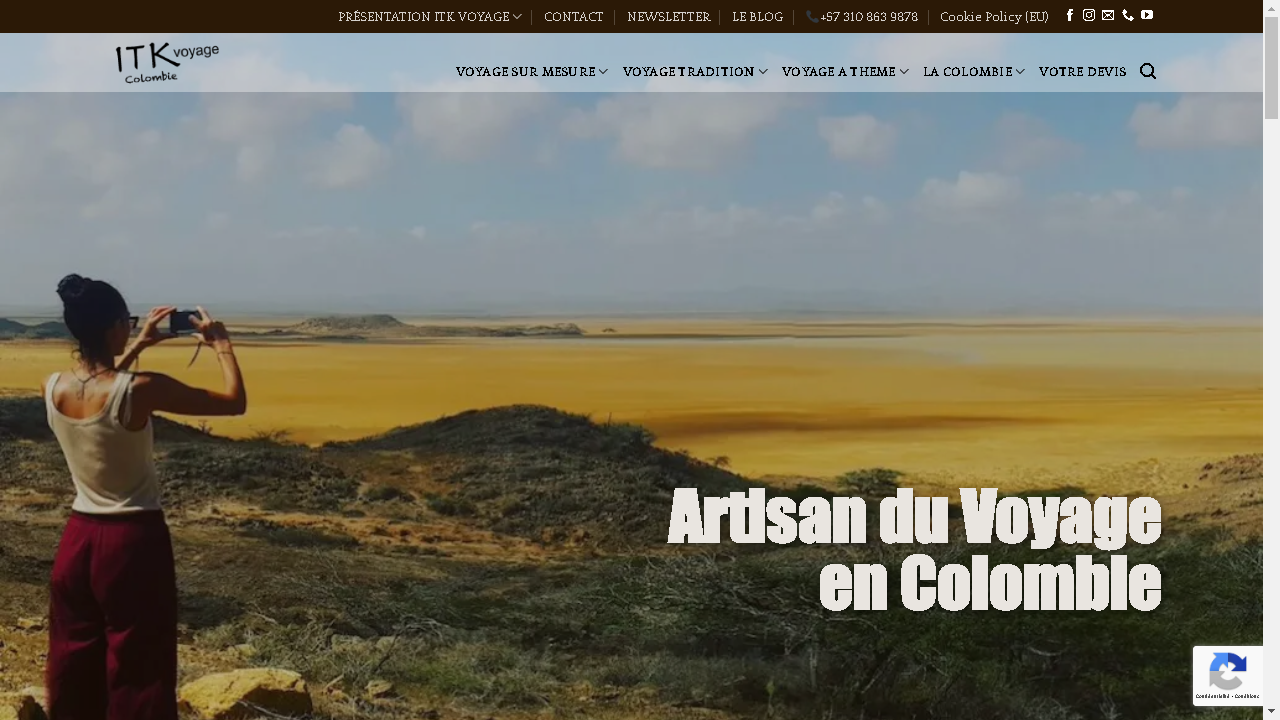 Capture d'écran de http://www.itkvoyage-colombie.com/